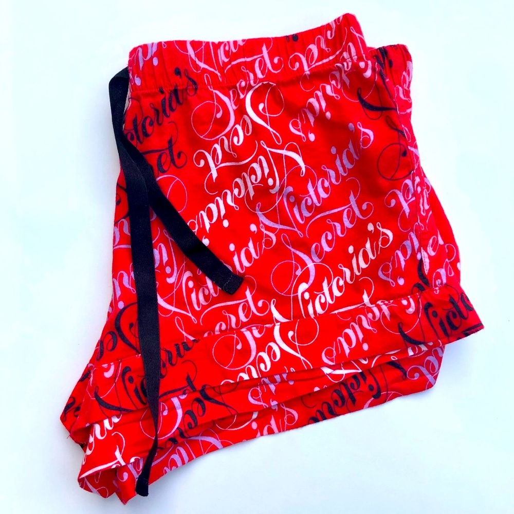 VIctoria's Secret red pijama shorts